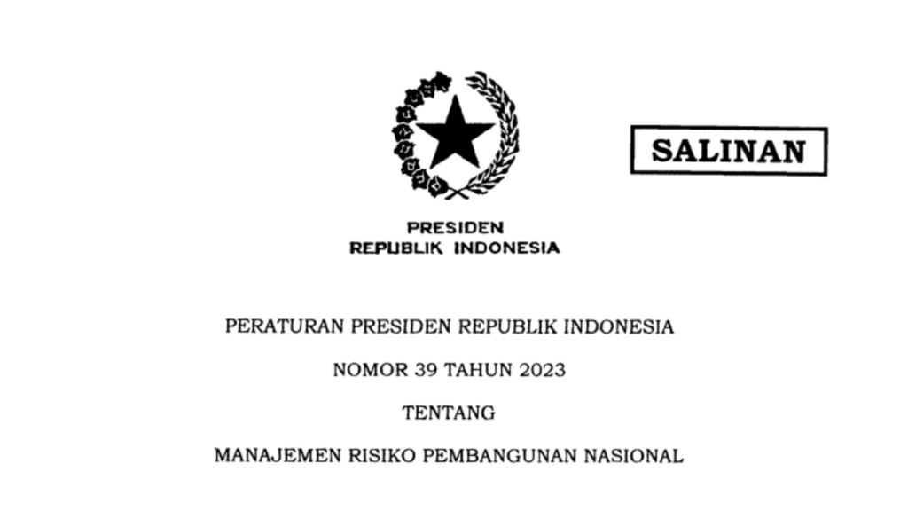 PERPRES NO. 39 TAHUN 2023